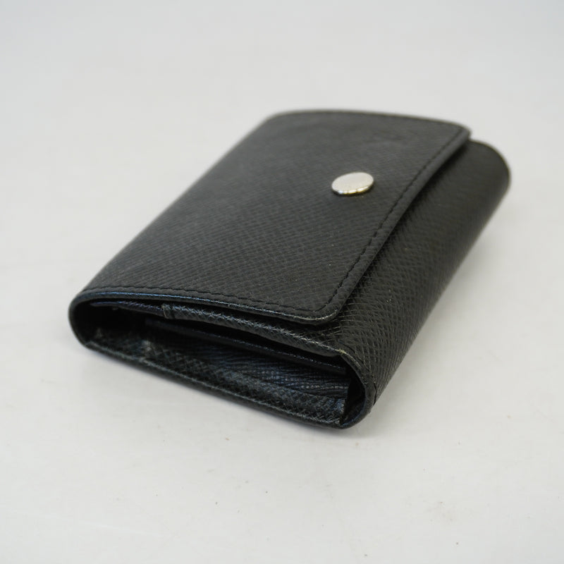 Auth Louis Vuitton Taiga Porto Monesergei M32562 Mens Coin Purse/coin Case