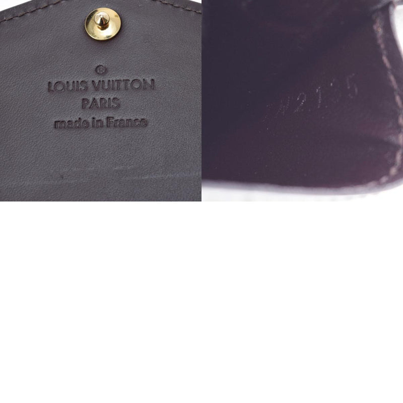 LOUIS VUITTON Louis Vuitton Verni Portofeuil Sarah Amarant M90152 Unisex Monogram Long Wallet