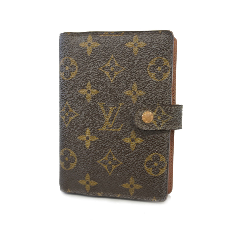 Auth Louis Vuitton Monogram Planner Cover Notebook cover Agenda PM Notebook cover Agenda PM R20005
