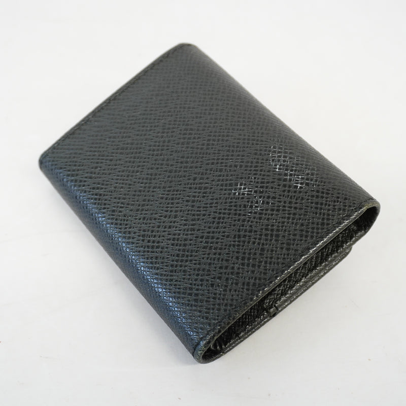 Auth Louis Vuitton Taiga Porto Monesergei M32562 Mens Coin Purse/coin Case