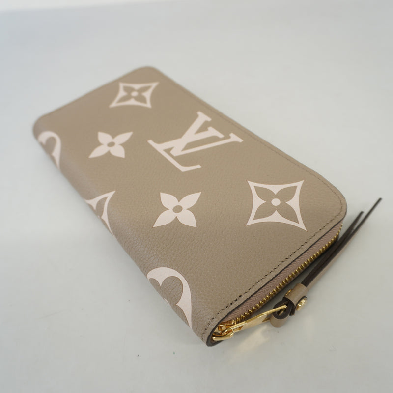 Auth Louis Vuitton Monogram Empreinte Zippy Wallet Turtrail Claim M69794 Wallet