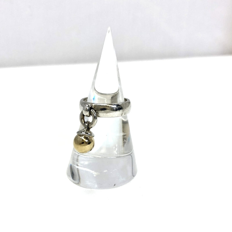TIFFANY & Co. Tiffany Ring Dangle Ball Silver Gold 925 750 Ladies