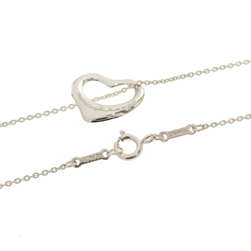 Tiffany Open Heart Necklace Silver Ladies