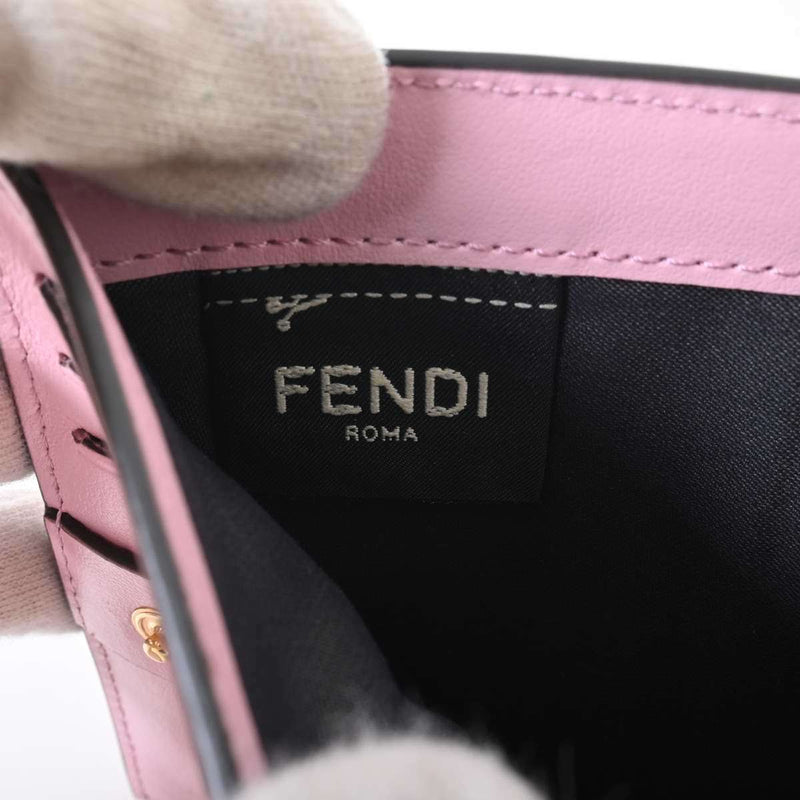 Fendi Womens Leather Wallet (bi-fold) Pink