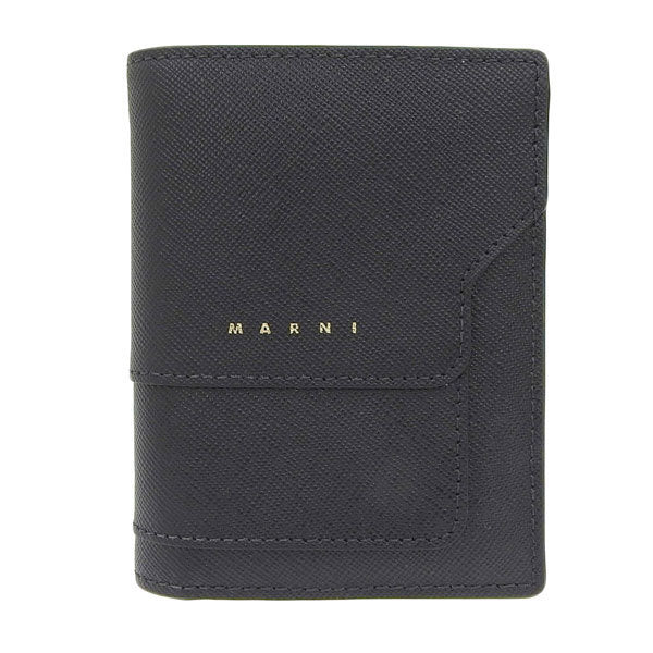 Marni Womens Leather Wallet (bi-fold) Black