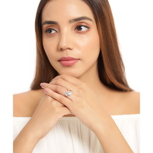 2.55 Carat Genuine Blue Topaz .925 Sterling Silver Ring