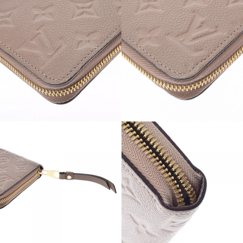 LOUIS VUITTON Monogram Amplant Zippy Top (Greige) M61443 Unisex Leather Purse