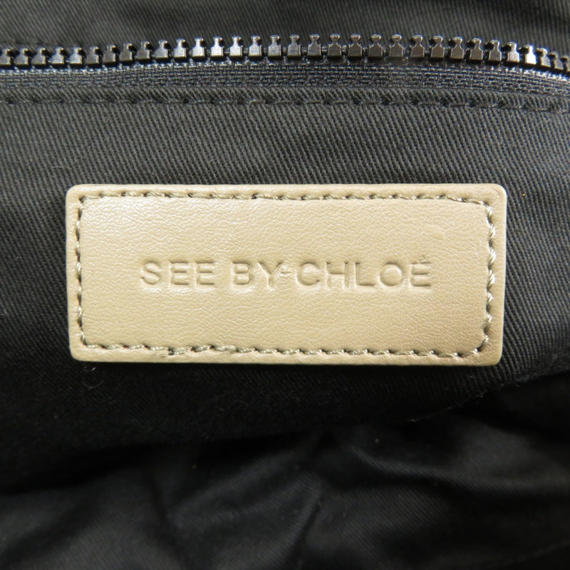 See by Chloe Joy Rider Camouflage Pattern Tote Bag Nylon Ladies