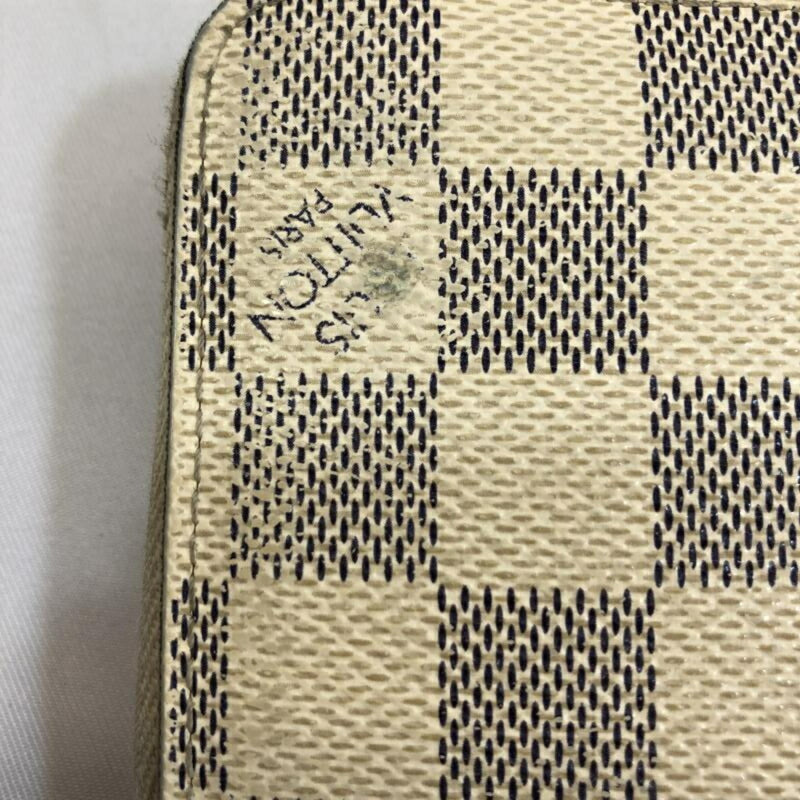 Louis Vuitton Damier Azur Wallet White