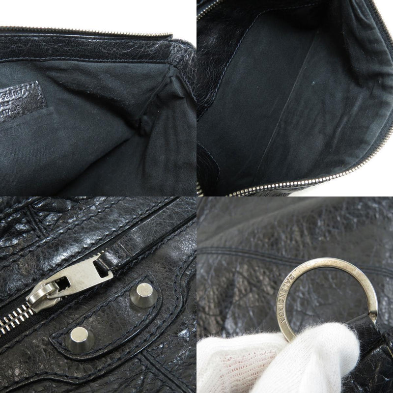 Balenciaga 273022 Classic Clip M Clutch Bag Leather Womens BALENCIAGA