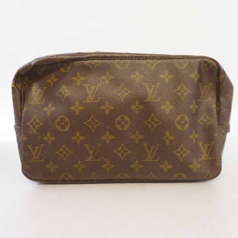 Auth Louis Vuitton Monogram Trousse Toilette 28 M47522 Womens Pouch