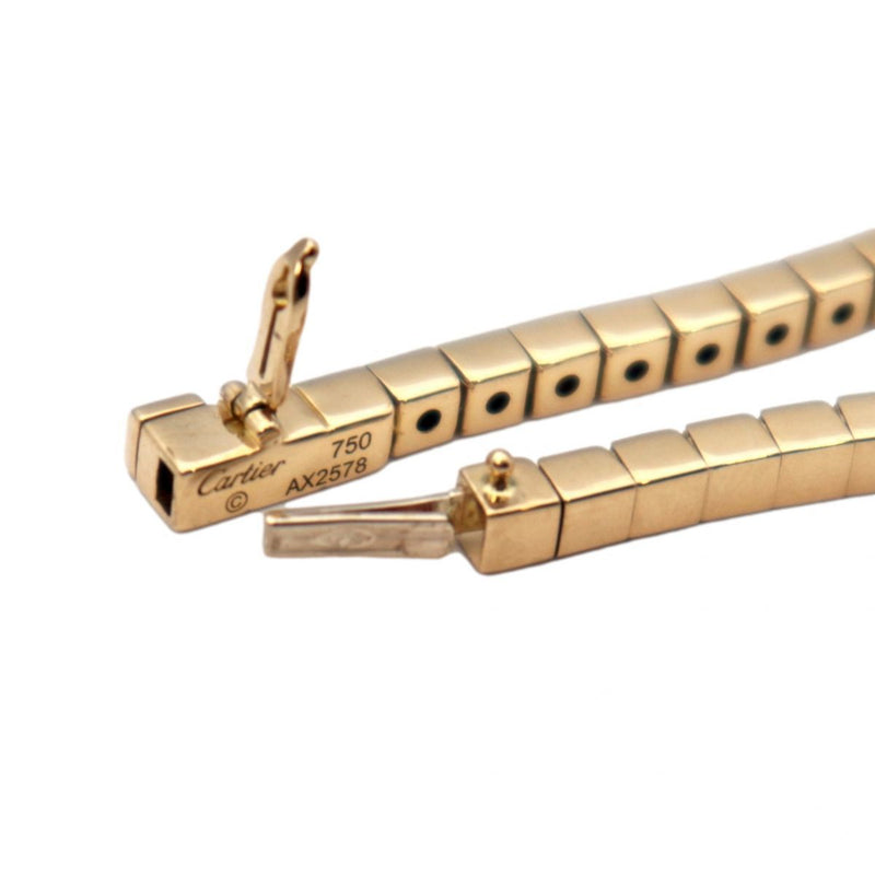 Cartier Lanier Bracelet # 15 K18YG 750 Yellow Gold Womens Jewelry