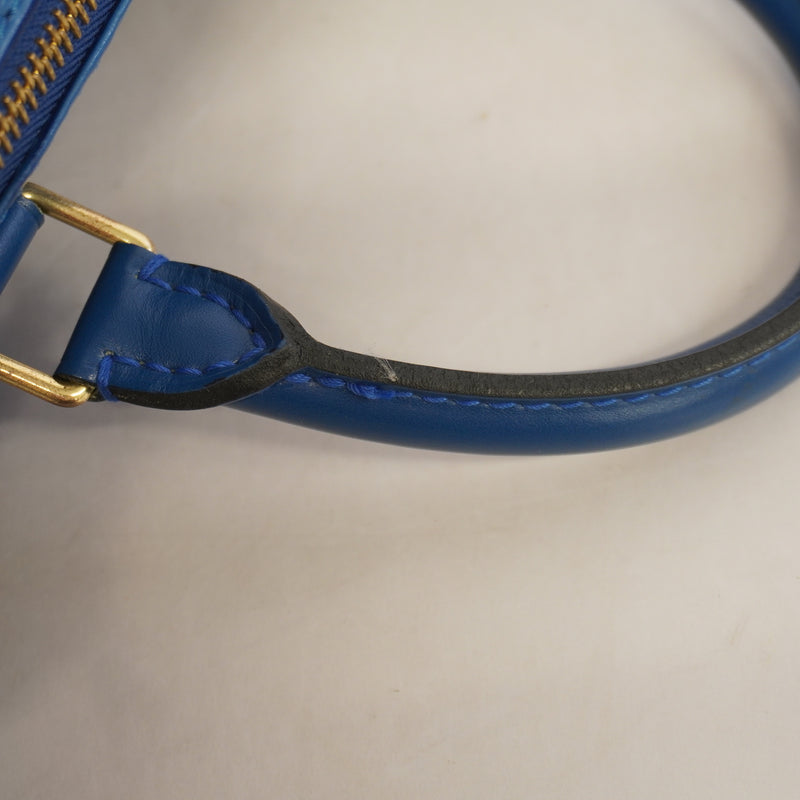 Auth Louis Vuitton Handbag Epi Speedy 25 M43015 Toledo Blue