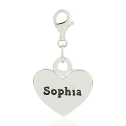 Single Diamond Sophia Heart Pendant With Lobster Clasp Lock 925 Silver Jewelry