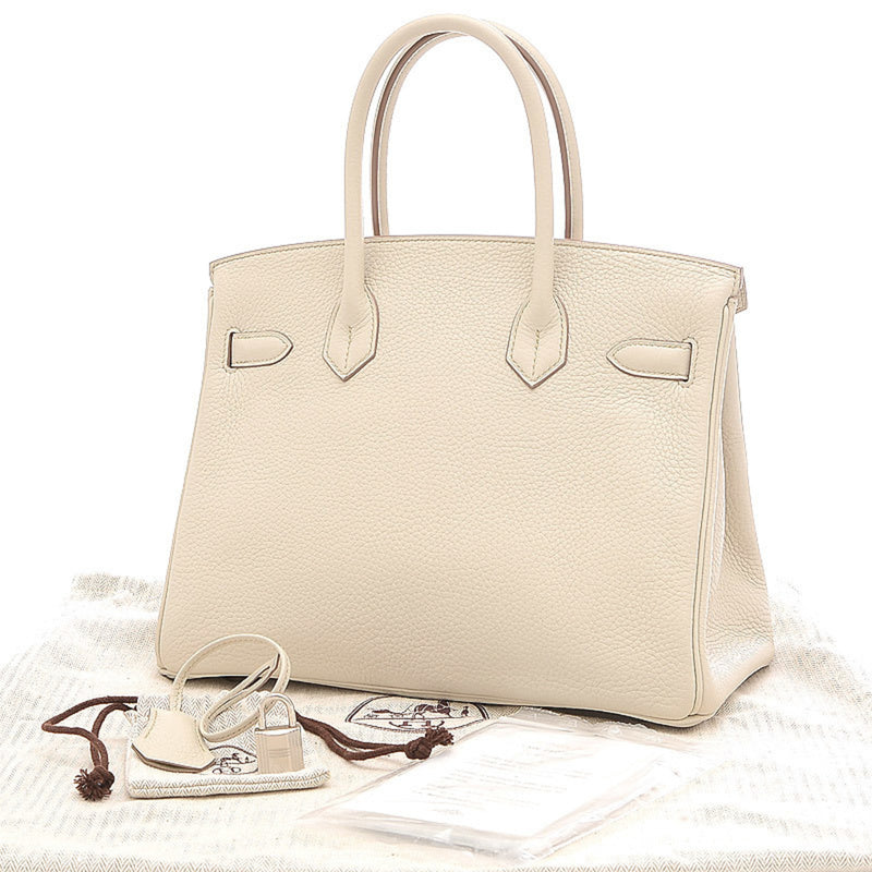 Hermes Birkin 30 Taurillon Beton Handbag