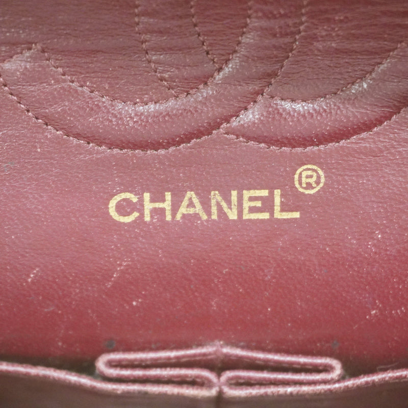 Auth Chanel Matelasse W Flap W Chain Shoulder Bag Womens Leather Shoulder Bag