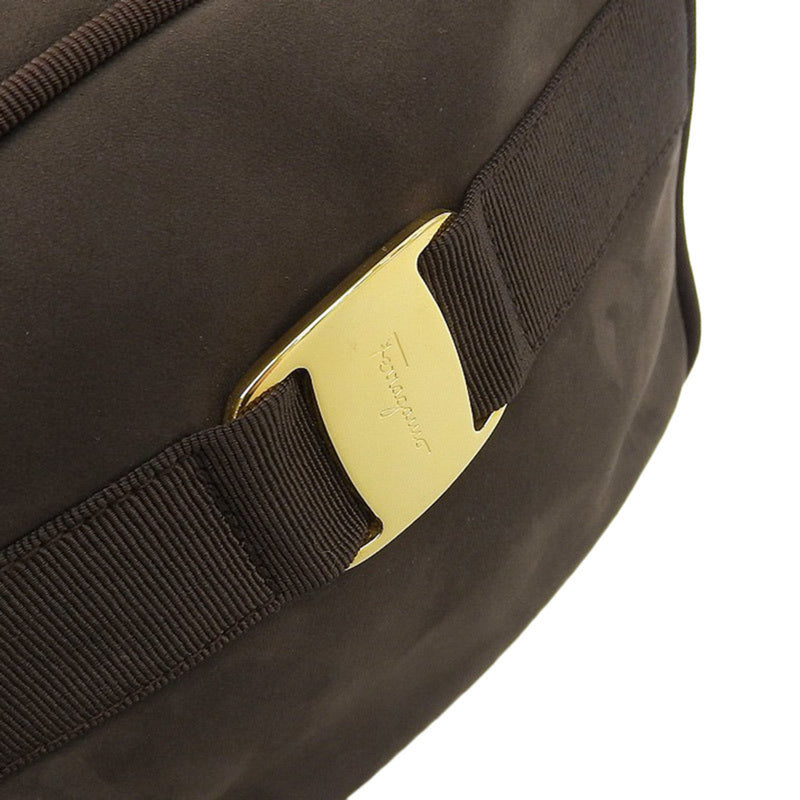 Salvatore Ferragamo Leather Shoulder Bag Brown