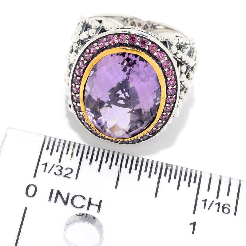 Brand New Pink Amethyst Ring