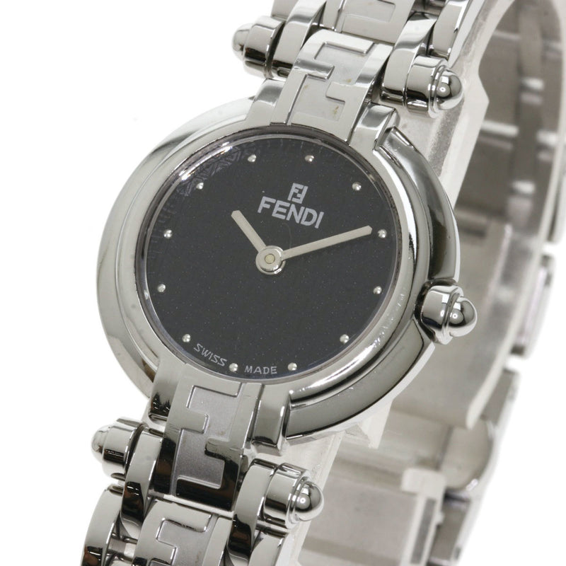 Fendi 750L Zucca Pattern Watch Stainless Steel / SS Ladies FENDI