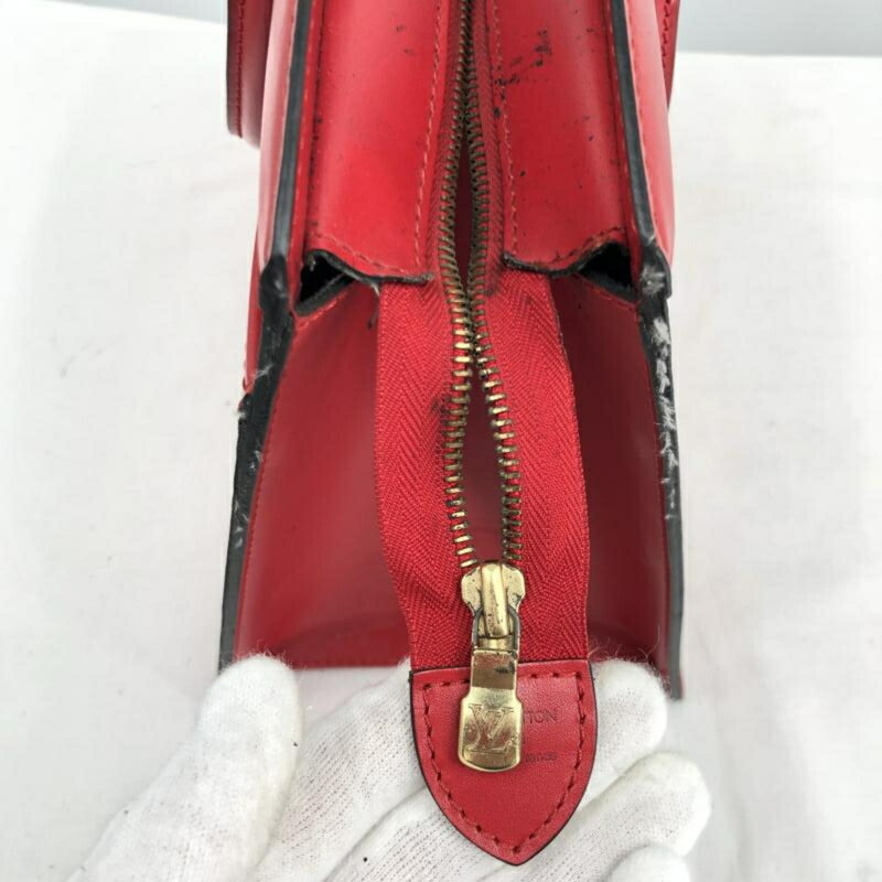 LOUIS VUITTON Riviera R-D Ladies Bag Red Leather