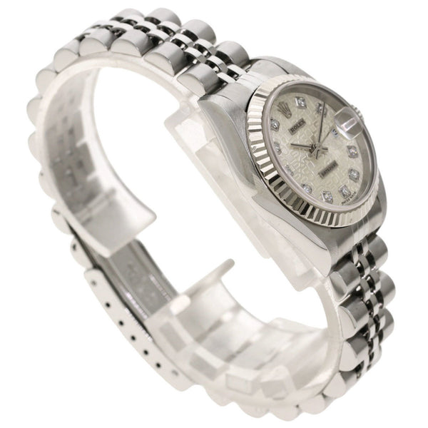 Rolex 79174G Datejust 10P Diamond Watch Stainless Steel / SS K18WG Ladies ROLEX
