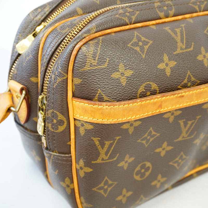 Auth Louis Vuitton Shoulder Bag Monogram Reporter PM M45254
