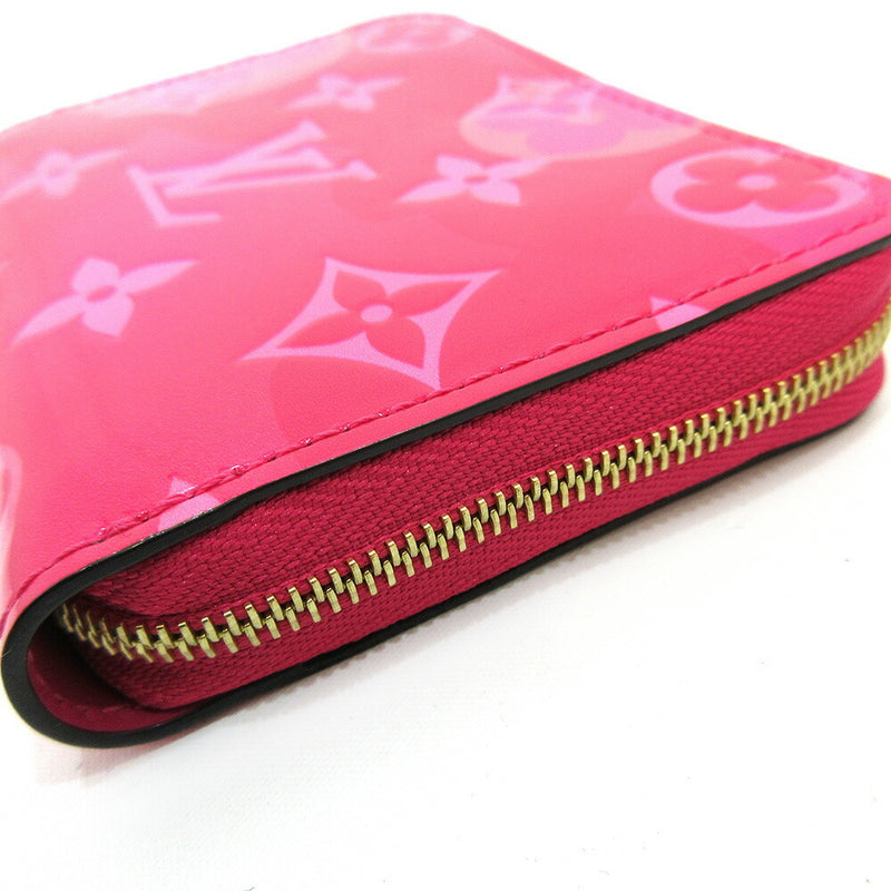 Louis Vuitton Purse Zippy Coin Fuchsia Pink Ladies Monogram Verni M90589