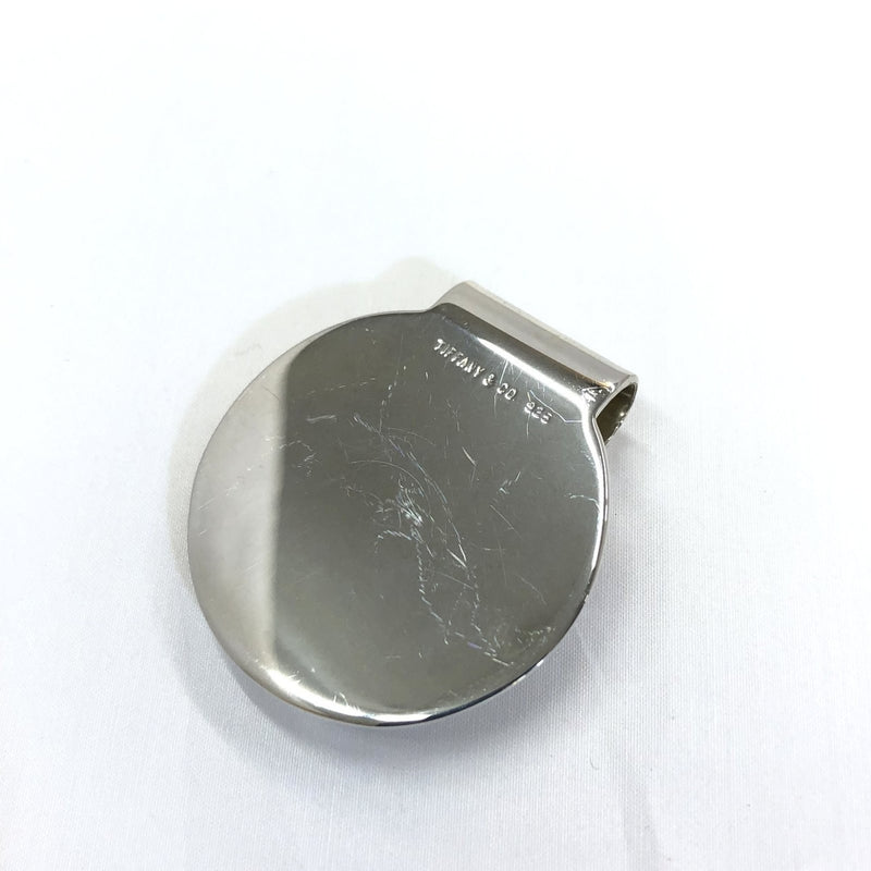 TIFFANY & Co. Tiffany Money Clip Eagle Bird Silver 925 Round Wallet Mens