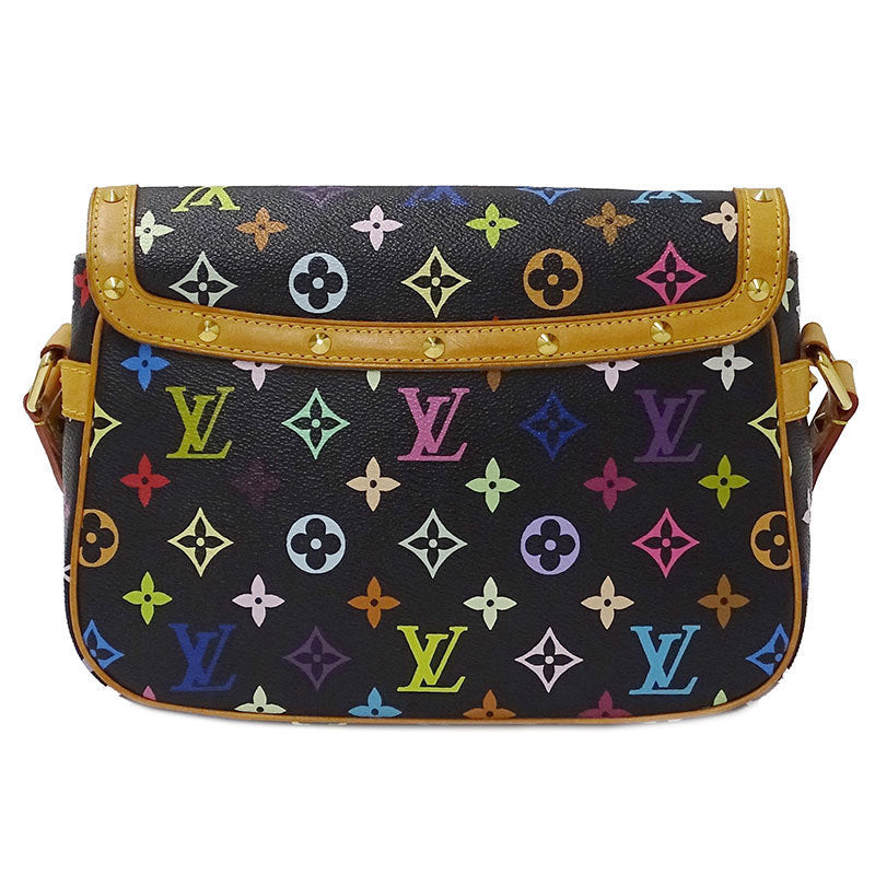 Louis Vuitton M92639 Womens Shoulder Bag BlackMonogramMulti-colorNoir