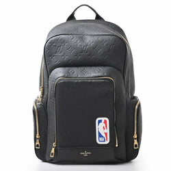 LOUIS VUITTON Monogram NBA collaboration basket backpack rucksack black leather