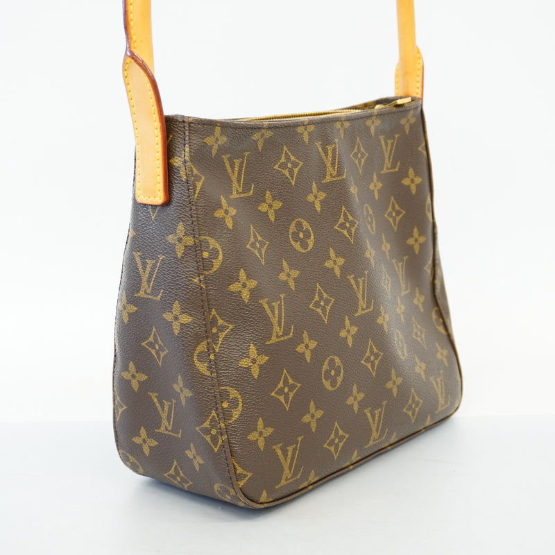 Auth Louis Vuitton Monogram Looping MM M51146 Womens Shoulder Bag