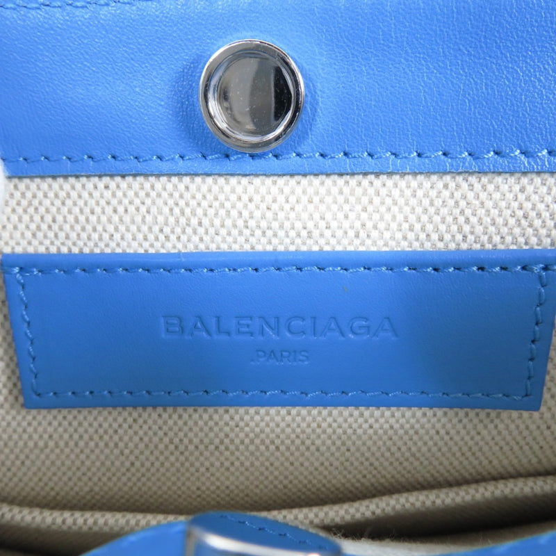 Balenciaga 390641 Navy Pochette Shoulder Bag Canvas / Leather Women's BALENCIAGA