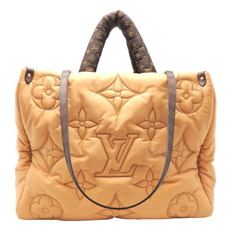 Louis Vuitton Pillow on the Go GM Womens Handbag M59007 Recycled Nylon Beige