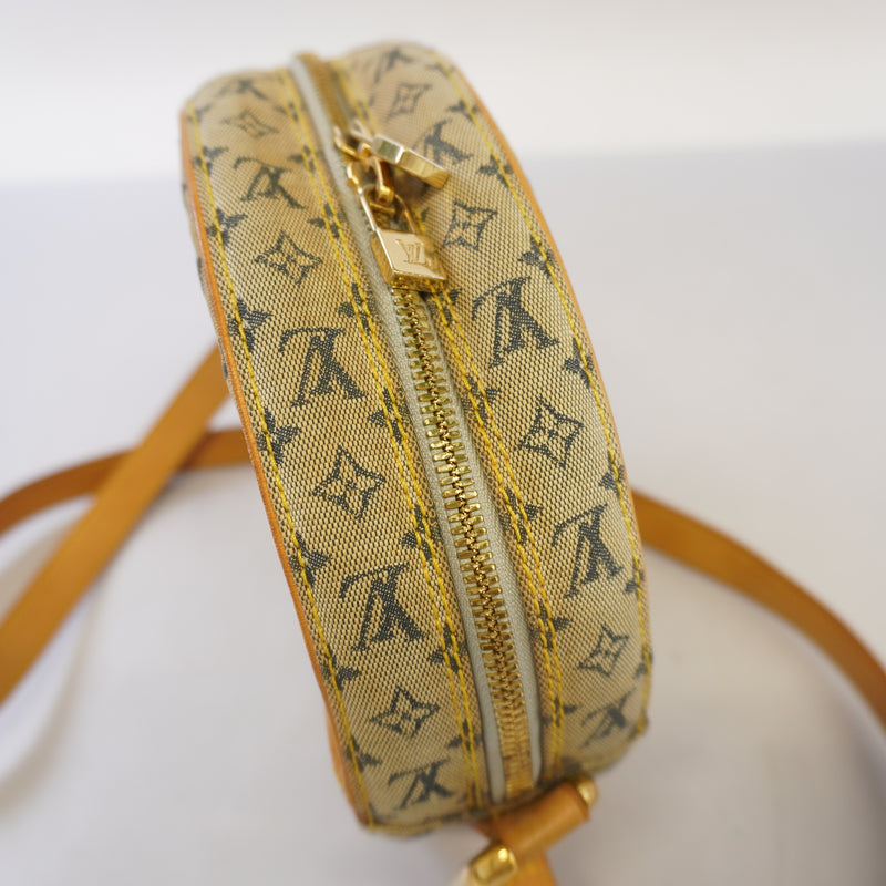 Auth Louis Vuitton Shoulder Bag Monogram Mini Jeanne GM M92000 Blue