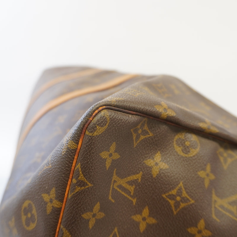 Auth Louis Vuitton Boston Bag Monogram Keepol 60 M41422 Unisex