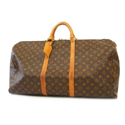 Auth Louis Vuitton Boston Bag Monogram Keepol 60 M41422 Unisex
