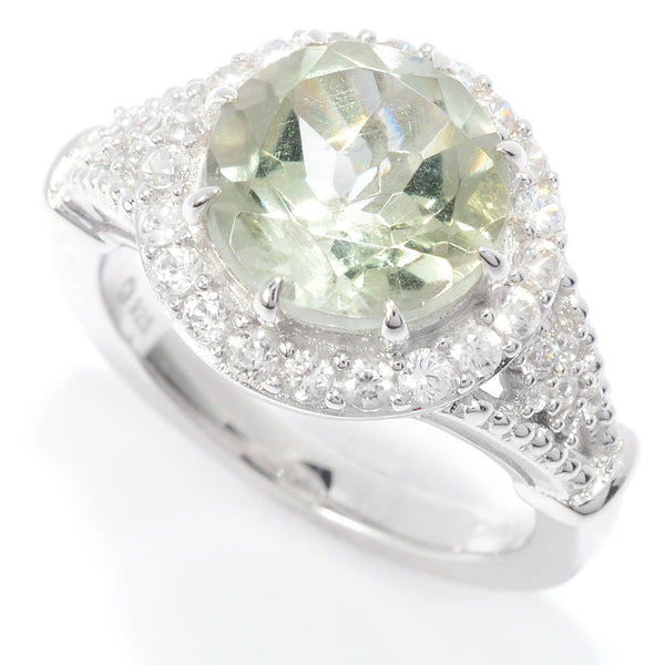 Brand New Green Amethyst Ring