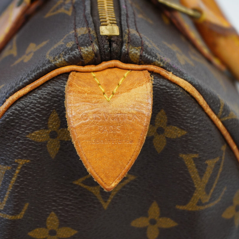 Auth Louis Vuitton Monogram Speedy 25 M41528 Womens Handbag