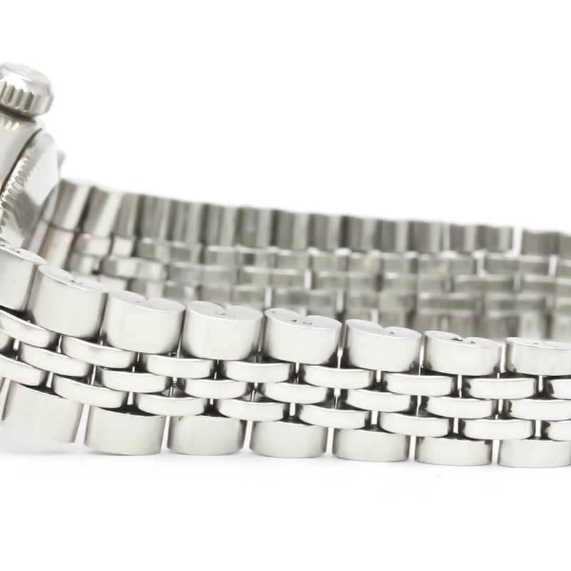 ROLEX Oyster Perpetual Date 6517 White Gold Steel Ladies Watch