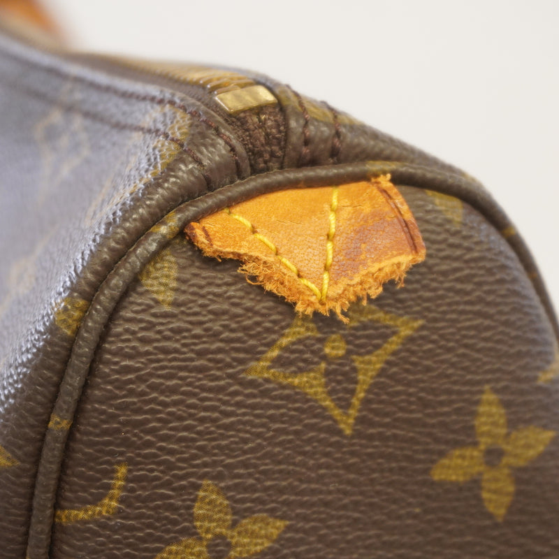 Auth Louis Vuitton Boston Bag Monogram Flanelly 50 M51116