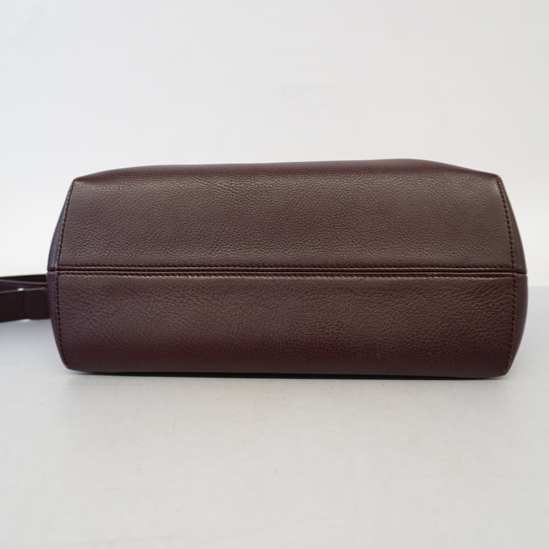 Auth Fendi 2way Bag By The Way Medium Womens Leather HandbagShoulder Bag Brown