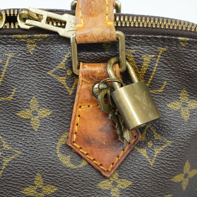 Auth Louis Vuitton Monogram Alma M51130 Womens Handbag