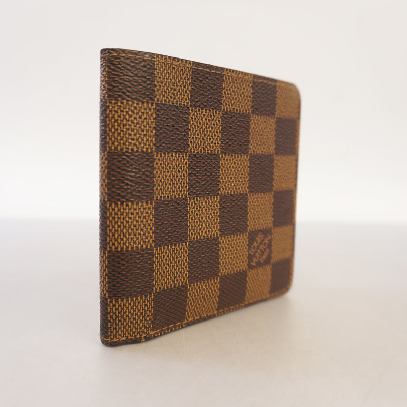 Auth Louis Vuitton Damier Portobier 6 Cult Credit N61666 MenWomenUnisex Bill Wallet (bi-fold)