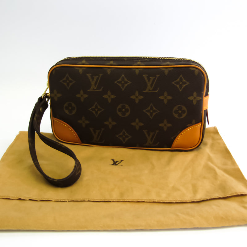 Louis Vuitton Monogram Marly Dragonne PM M51827 Womens Clutch Bag Monogram