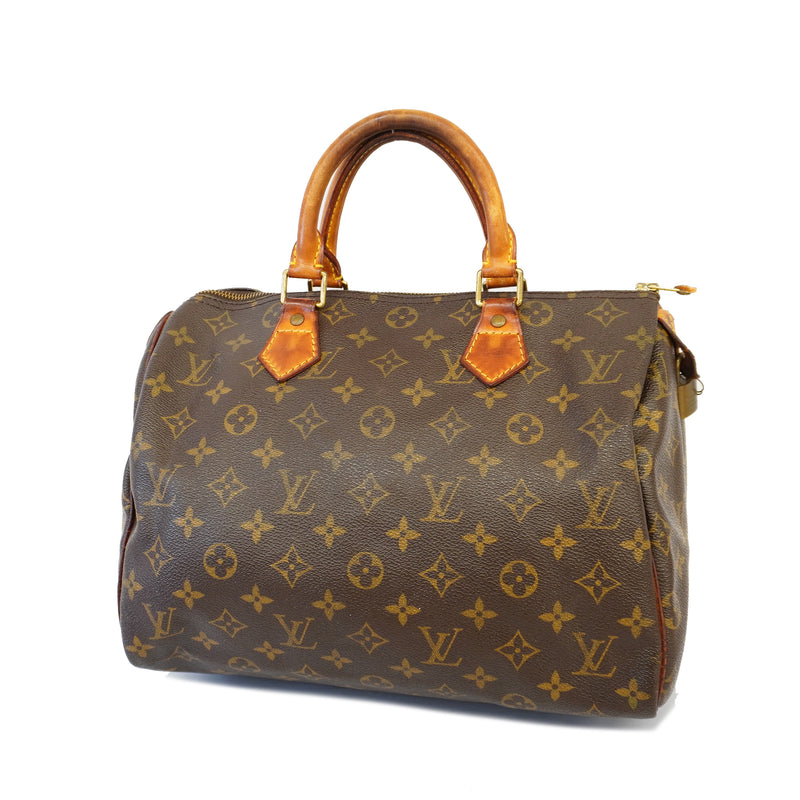 Auth Louis Vuitton Handbag Monogram Speedy 30 M41526