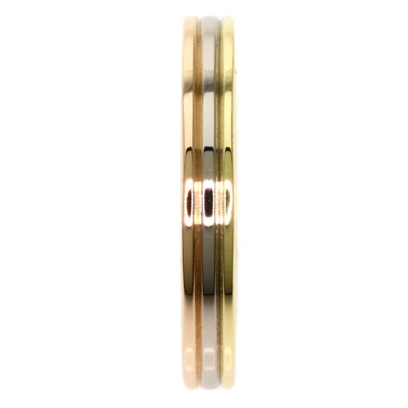 Cartier Three Coloring Rings K18 Yellow Gold K18WG K18PG Ladies