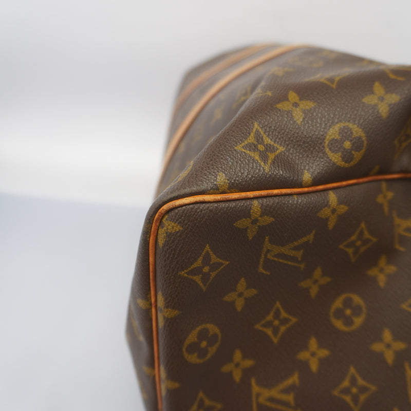 Auth Louis Vuitton Monogram Keepol 50 M41426 MenWomenUnisex Boston BagHandbag