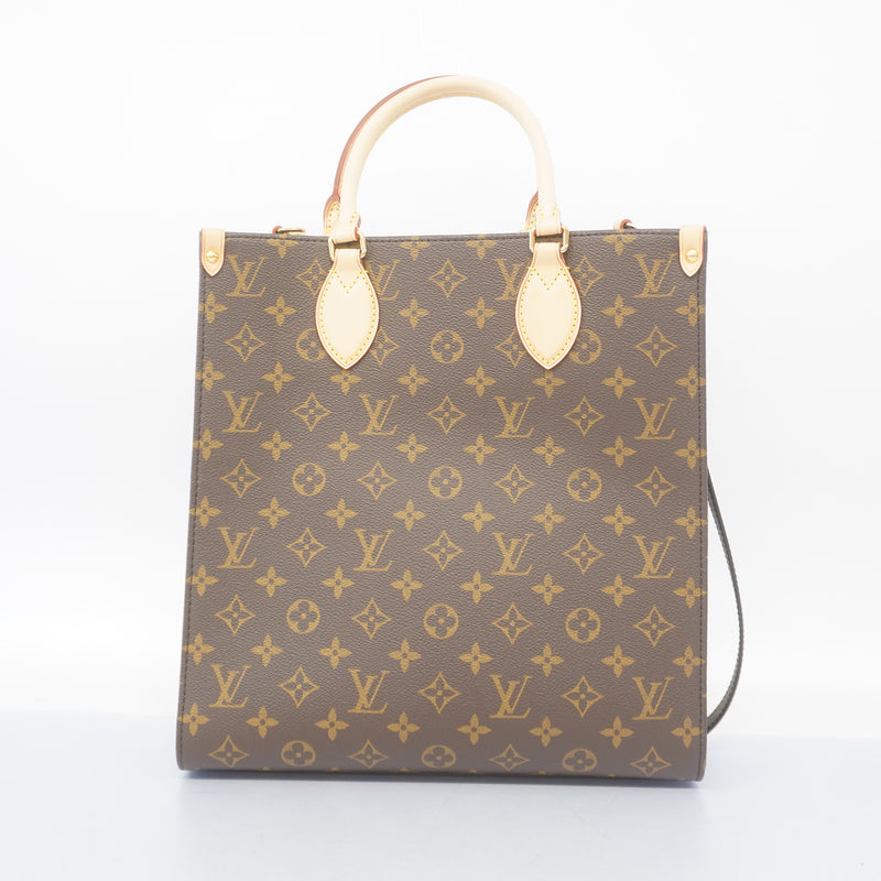 Auth Louis Vuitton Monogram Sack Plastic PM M45848 Womens HandbagShoulder BagTote Bag