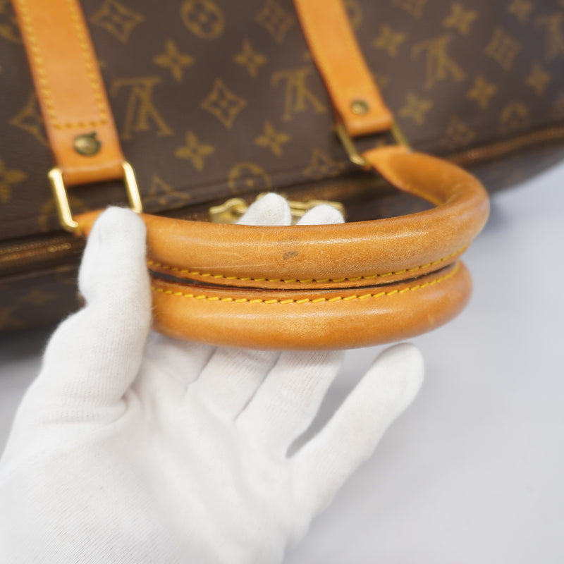 Auth Louis Vuitton Monogram Keepol 50 M41426 MenWomenUnisex Boston BagHandbag