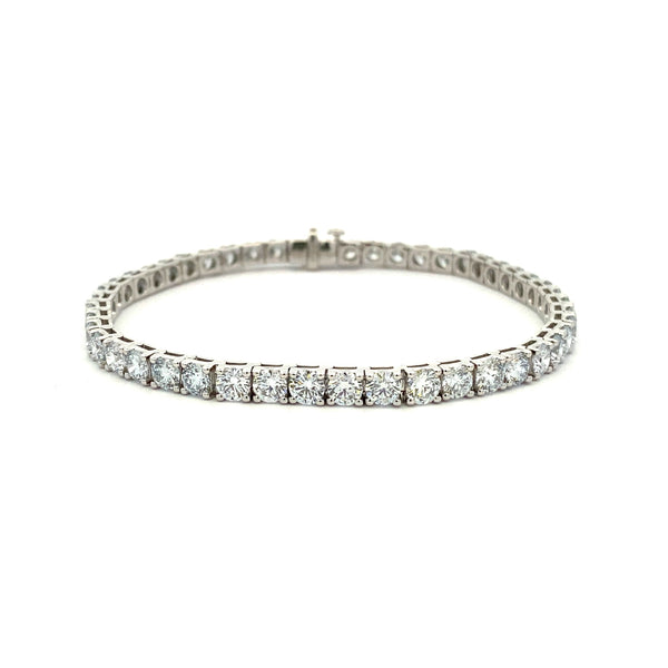 Lab Grown Diamond Tennis Bracelet 14KT White Gold